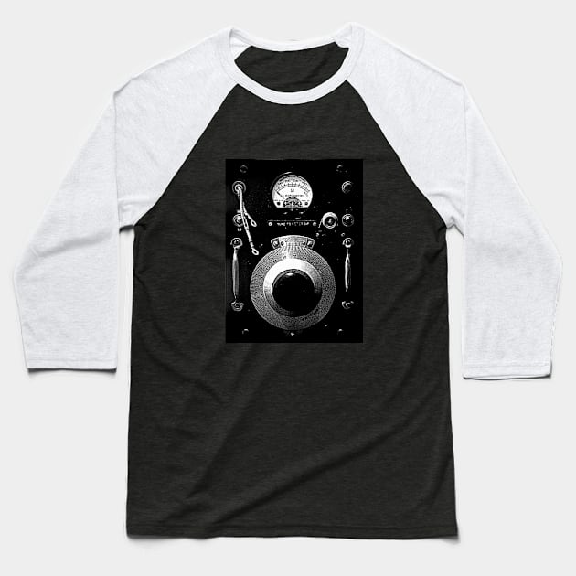 short wave Baseball T-Shirt by sargeant